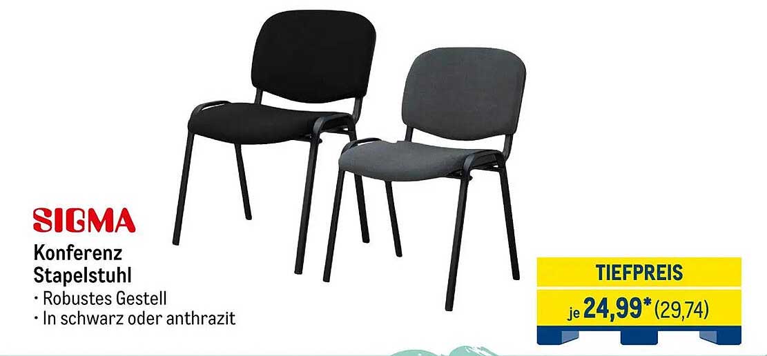 SIGMA Konferenz Stapelstuhl - Robust und praktisch