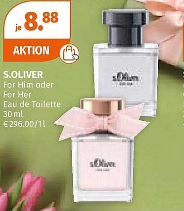 S.OLIVER For Him oder For Her Eau de Toilette 30 ml