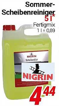 Sommer-Scheibenreiniger 5l Fertigmix von NIGRIN