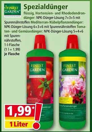 Spezialdünger – flüssig für gesunde Pflanzen