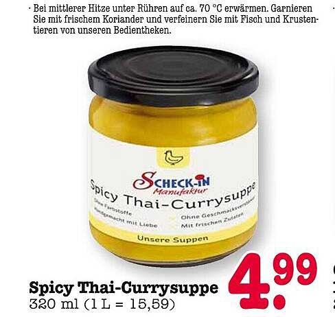Spicy Thai-Currysuppe