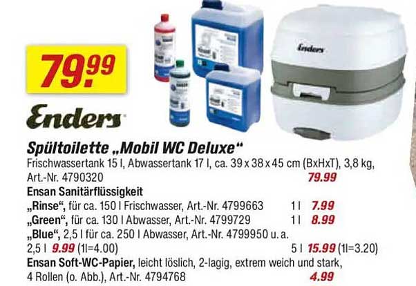 Spült toilette „Mobil WC Deluxe“