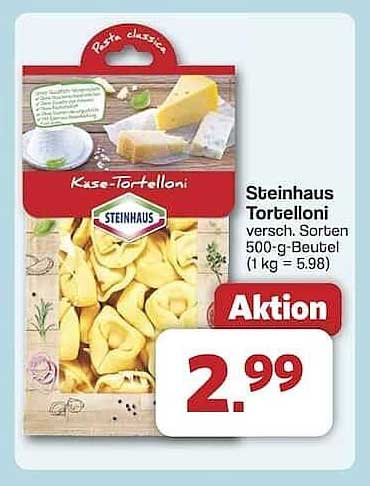 Steinhaus Tortelloni verschiedene Sorten 500 g