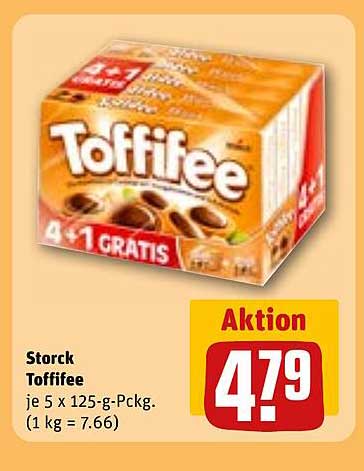 Storck Toffifee je 5 x 125-g-Pckg. (1 kg = 7,66)