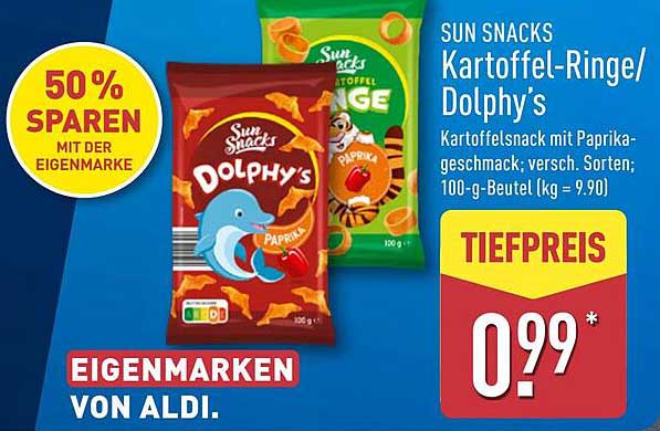 SUN SNACKS Kartoffel-Ringe/Dolphy's