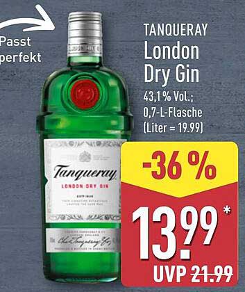 Tanqueray London Dry Gin 0,7 L