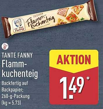 Tante Fanny Flammkuchenteig 260-g-Packung