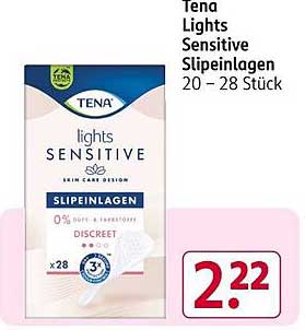 Tena Lights Sensitive Slipeinlagen 20 – 28 Stück
