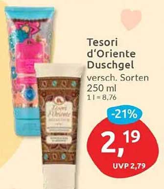 Tesori d'Oriente Duschgel - verschiedene Sorten 250 ml