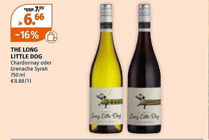 THE LONG LITTLE DOG Chardonnay oder Grenache Syrah 750 ml