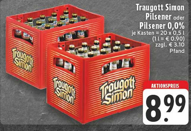 Traugott Simon Pilsener oder Pilsener 0,0%