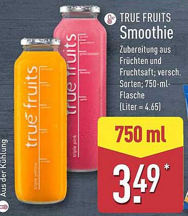 TRUE FRUITS Smoothie 750 ml
