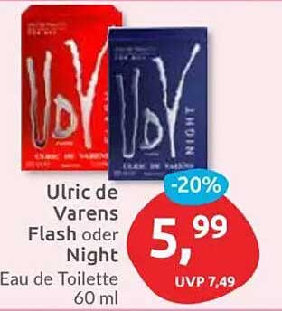 Ulric de Varens Flash oder Night Eau de Toilette 60 ml