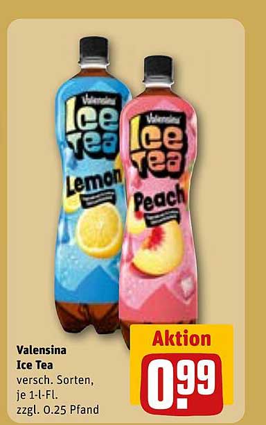 Valensina Ice Tea - Verschiedene Sorten