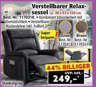 Verstellbarer Relaxsessel – Gemütlichkeit in Perfektion