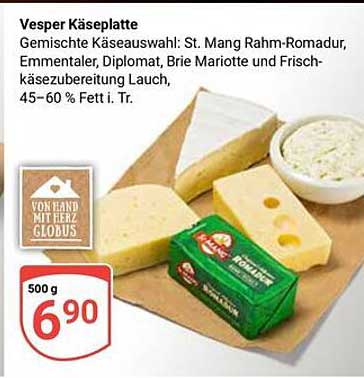 Vesper Käseplatte