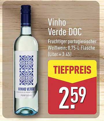 Vinho Verde DOC - Fruchtiger portugiesischer Weißwein