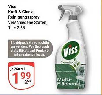 Viss Kraft & Glanz Reinigungsspray 750 ml