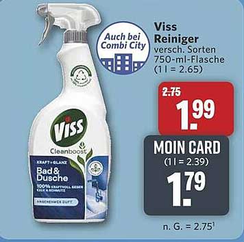 Viss Reiniger für Bad & Dusche - 750 ml Flasche