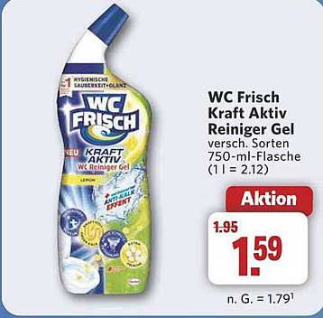 WC Frisch Kraft Aktiv Reiniger Gel 750 ml