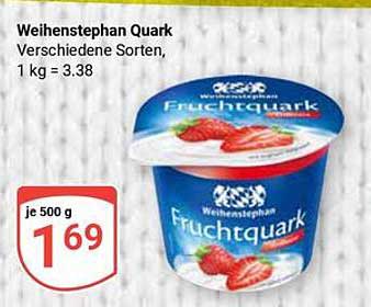Weihenstephan Quark - Verschiedene Sorten