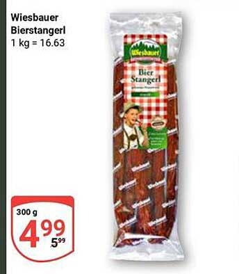Wiesbauer Bierstangerl 300 g für nur 4,99 €