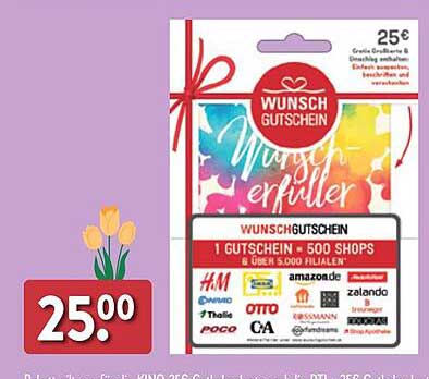 Wunschgutschein – Der ideale Geschenkgutschein für jeden Anlass