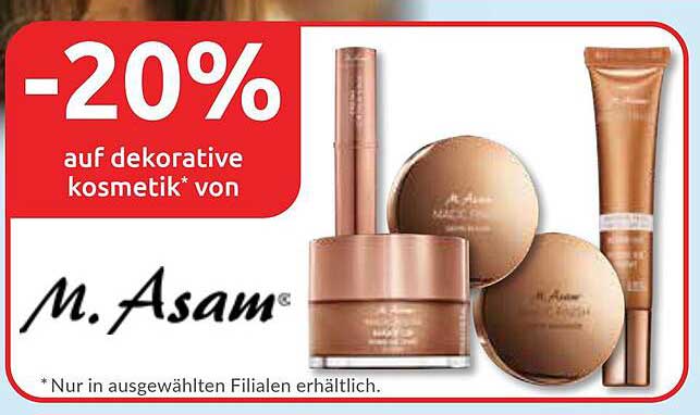 -20% auf dekorative kosmetik von M. Asam