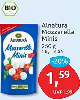 Alnatura Mozzarella Minis 250 g