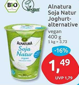 Alnatura Soja Natur Joghurt-alternative 400 g - vegan