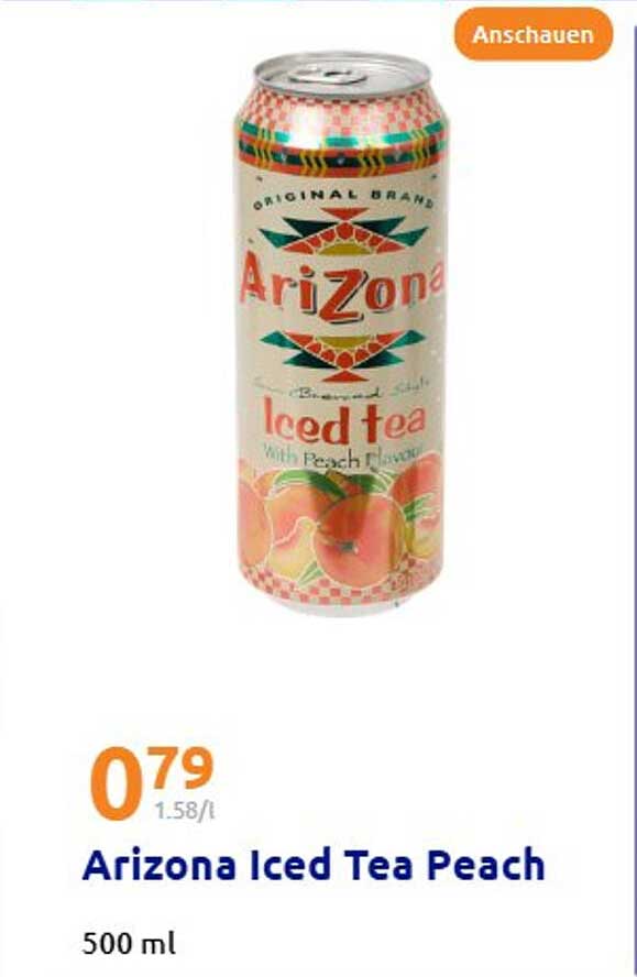 Arizona Iced Tea Peach 500 ml