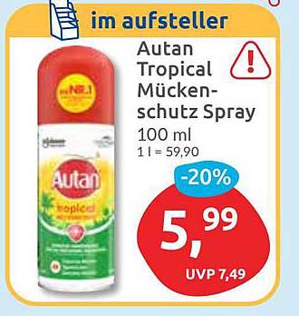 Autan Tropical Mückenschutz Spray 100 ml