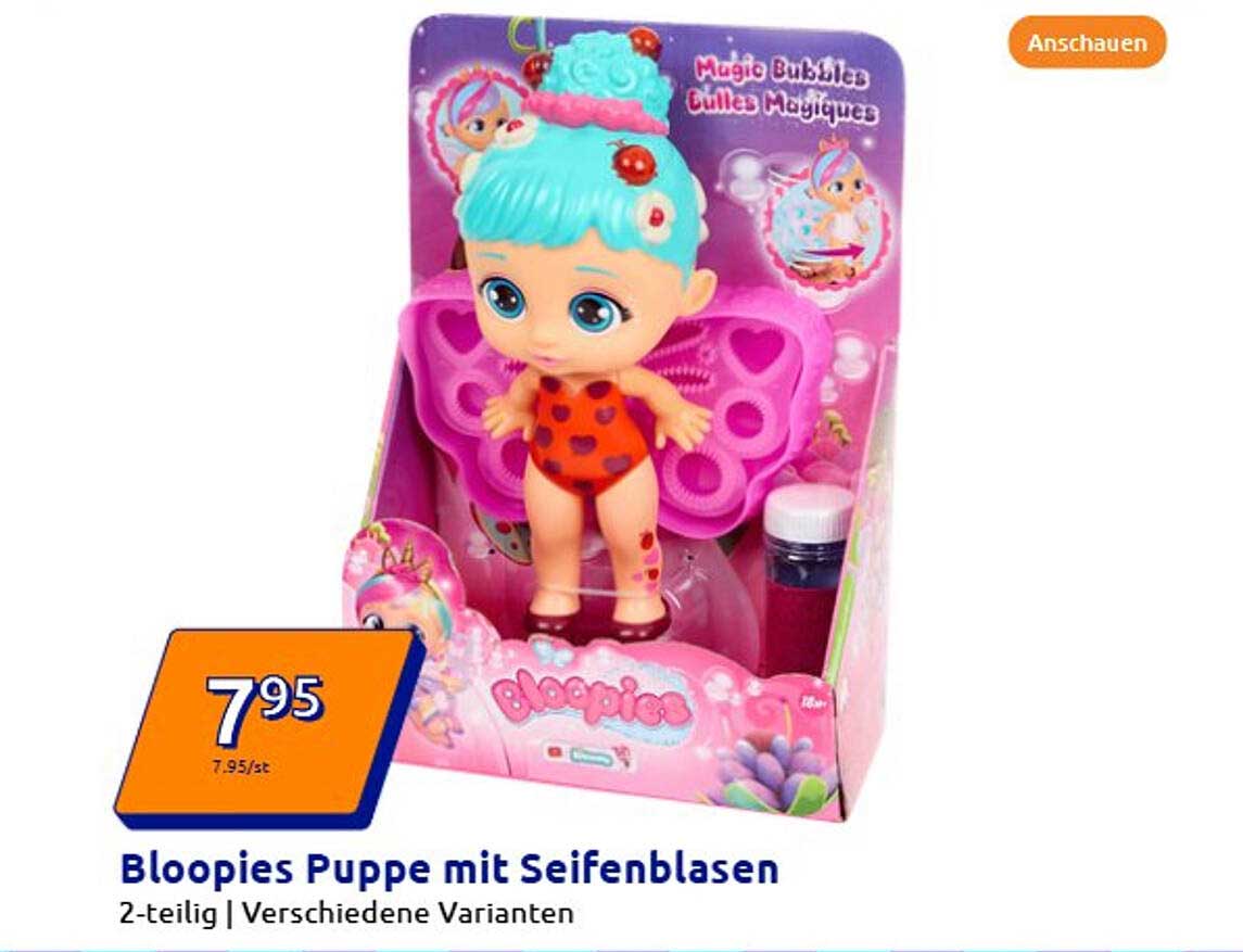 Bloopies Puppe mit Seifenblasen - 2-teilig | Verschiedene Varianten
