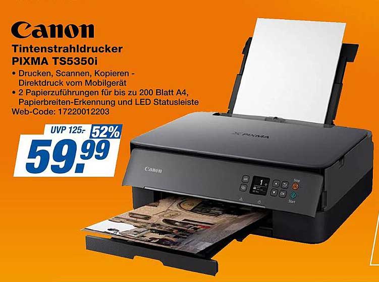 Canon Tintenstrahldrucker PIXMA TS5350i