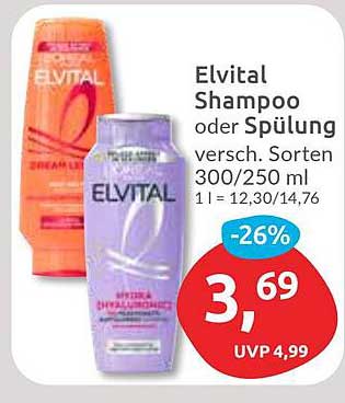 Elvital Shampoo oder Spülung - Verschiedene Sorten 300/250 ml