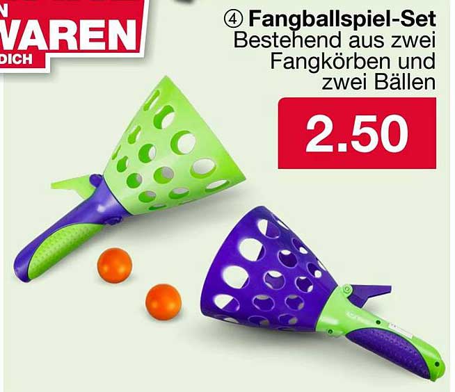 Fangballspiel-Set - Spielspaß für Groß und Klein