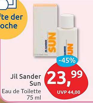 Jil Sander Sun Eau de Toilette 75 ml
