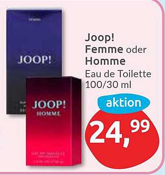 Joop! Femme oder Homme Eau de Toilette 100/30 ml
