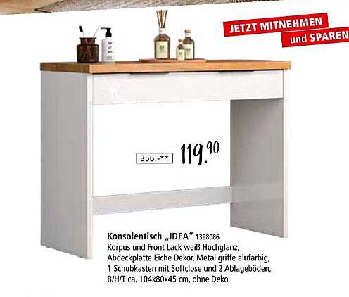 Konsolentisch "IDEA"