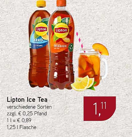 Lipton Ice Tea - verschiedene Sorten