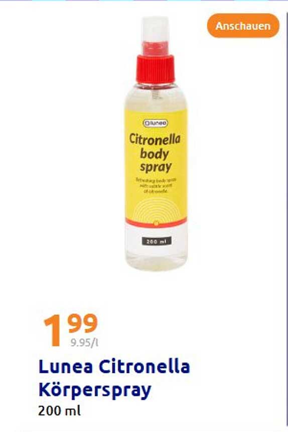 Lunea Citronella Körperspray 200 ml