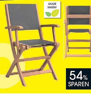 Massivholz-Gartenstuhl aus Akazie – Exklusives Sommerangebot