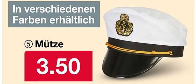 Mütze in verschiedenen Farben