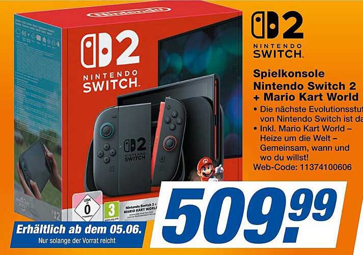 Nintendo Switch 2 + Mario Kart World