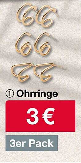 Ohringe 3er Pack