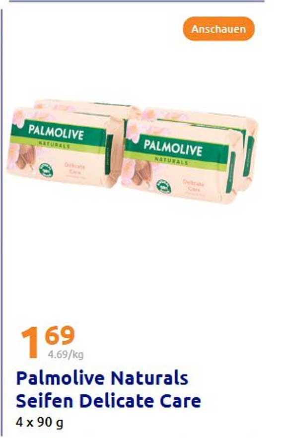 Palmolive Naturals Seifen Delicate Care - 4 x 90 g