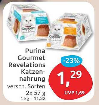 Purina Gourmet Revelations Katzennahrung 2x57g