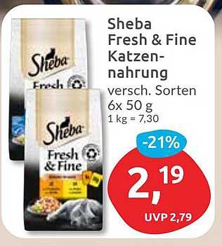 Sheba Fresh & Fine Katzennahrung – vielseitig und schmackhaft