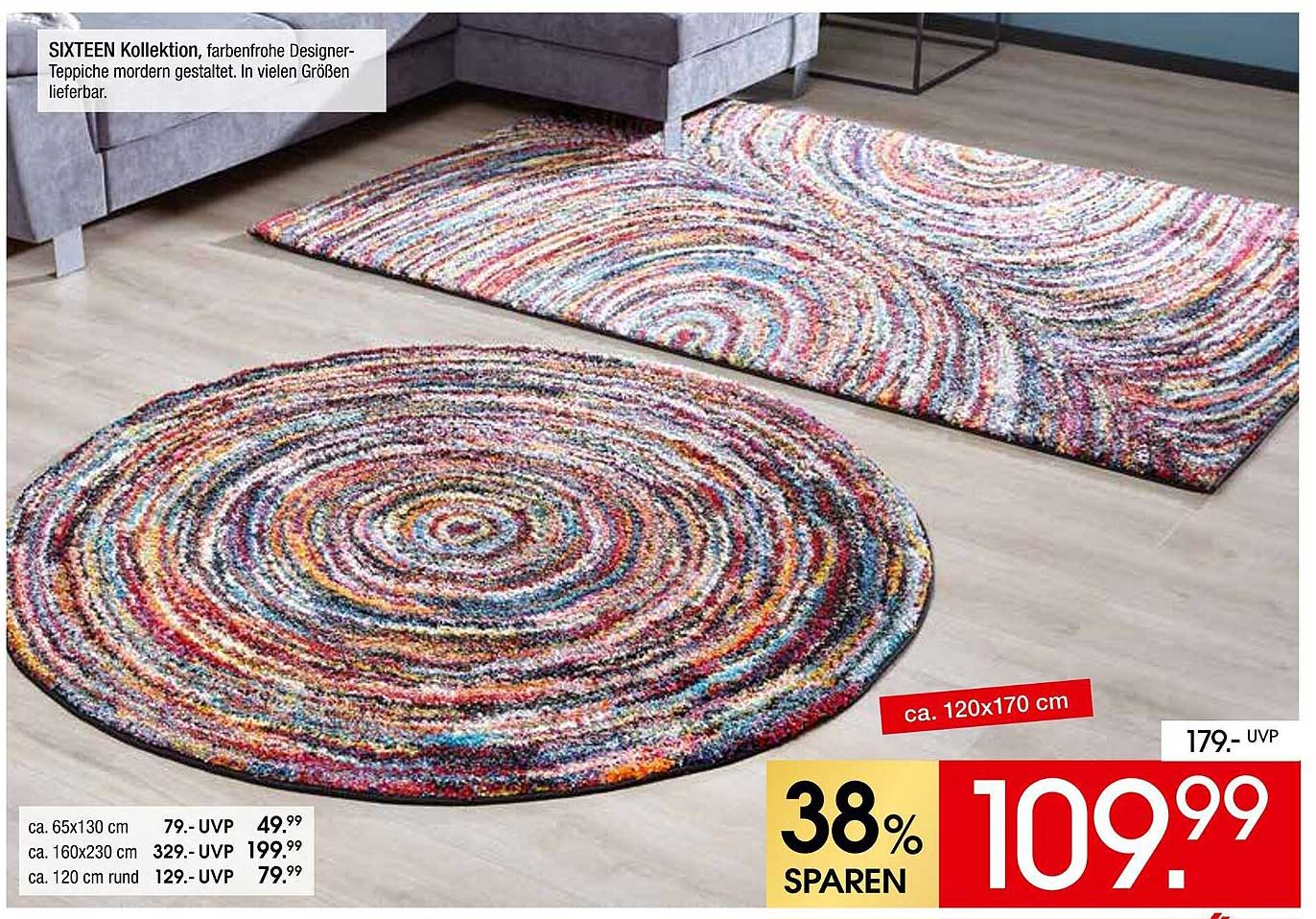 SIXTEEN Kollektion – Farbenfrohe Designer-Teppiche für Ihr Zuhause