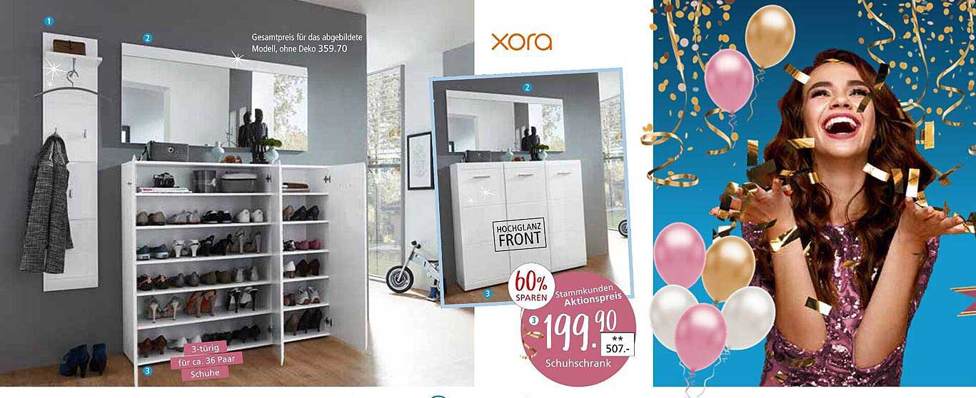 Stark reduziert: Schuhschrank von Xora für nur 199,90 €